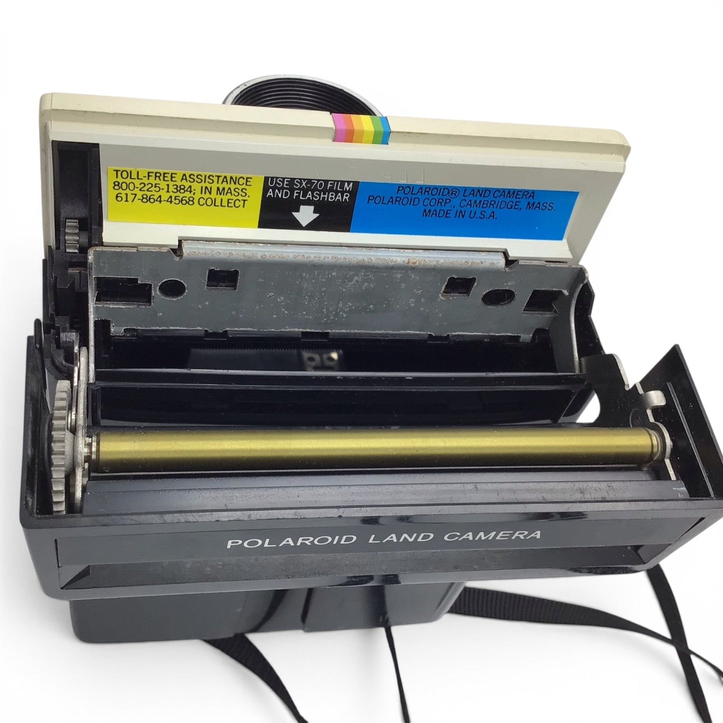 Polaroid Camera SX-70 Rainbow Stripe - Tested