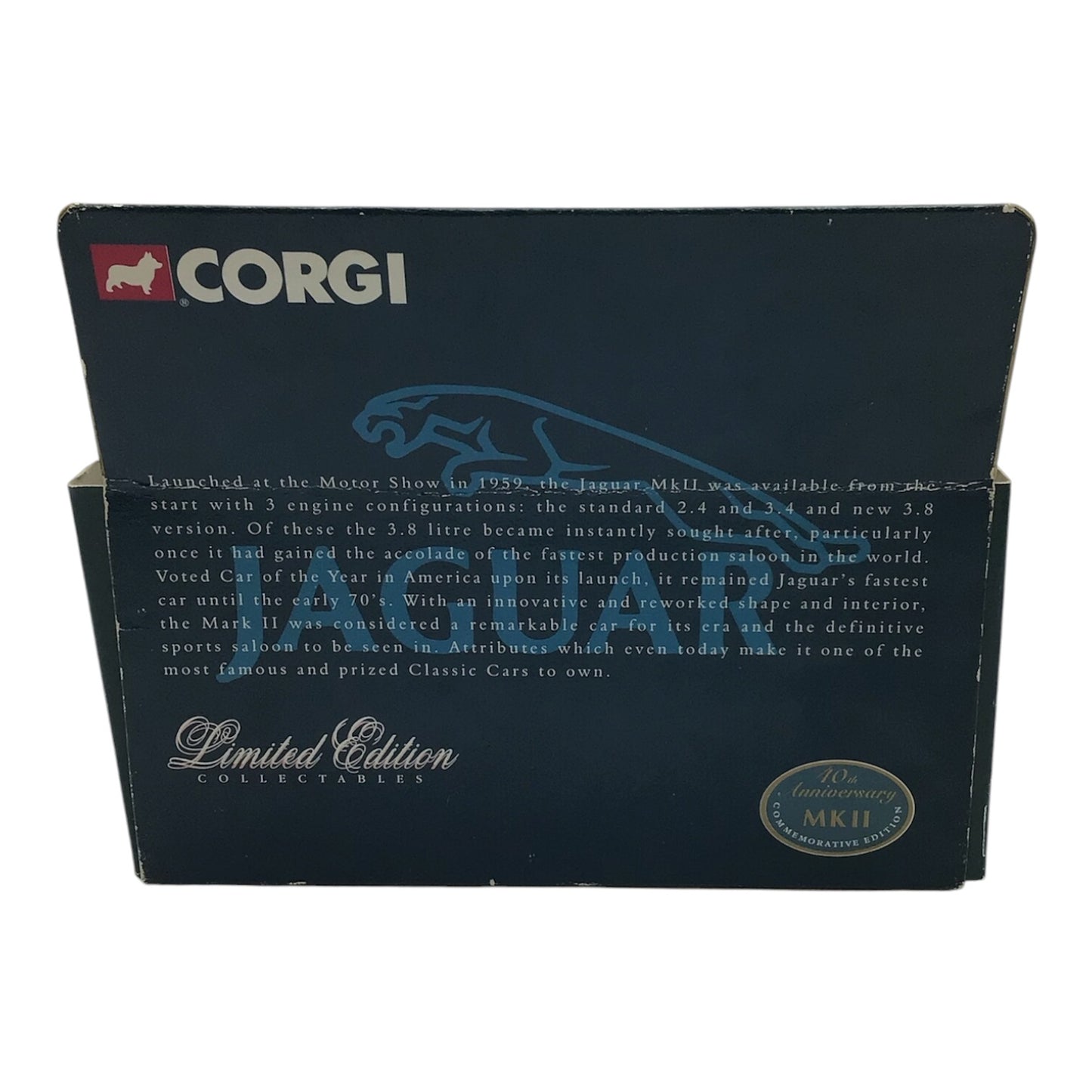 Gold Plated Jaguar MKII 40th Anniversary Commemorative Edition - Corgi