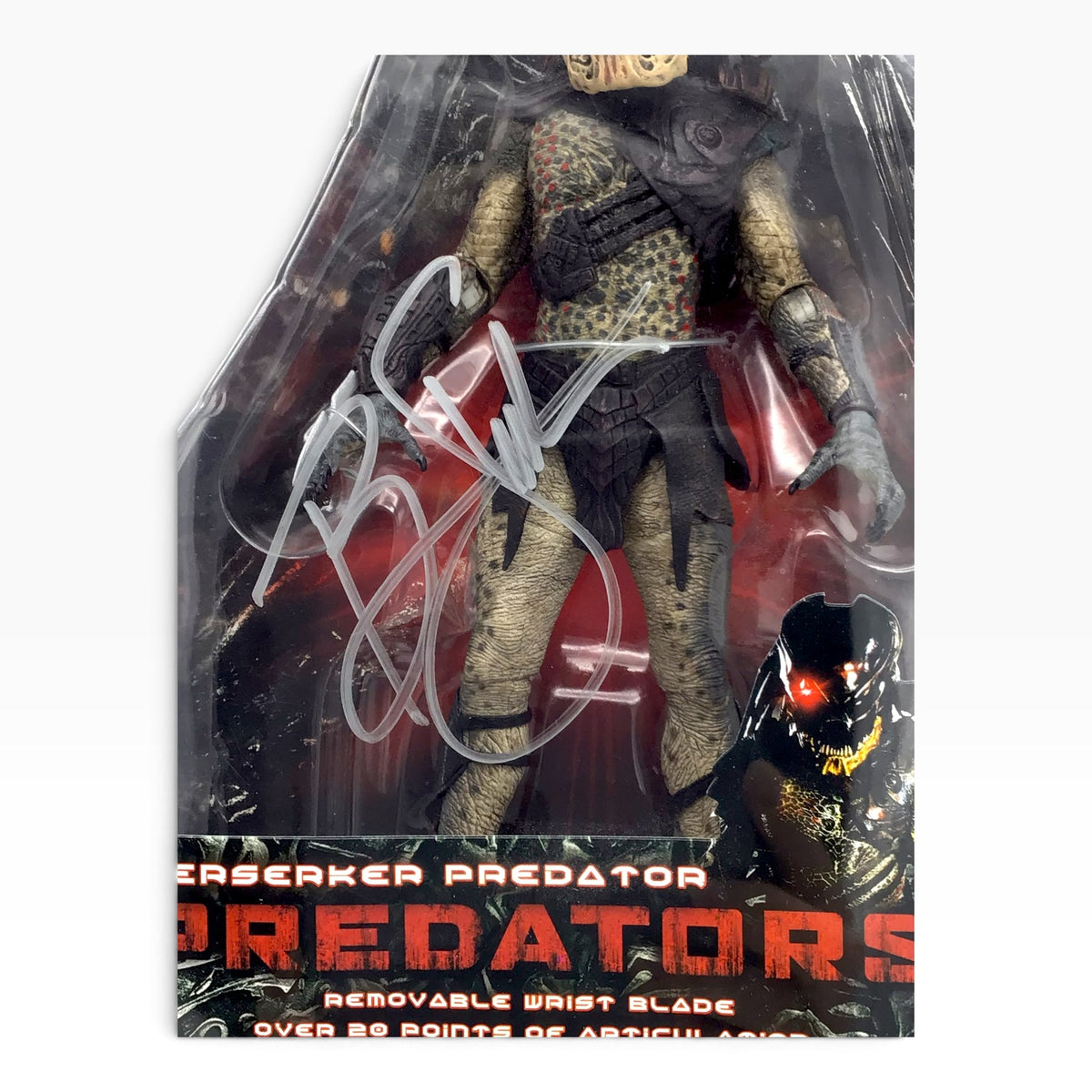 NECA Berserker Predator 7" Action Figure – Signed by Brian Steele – 2010 Predators