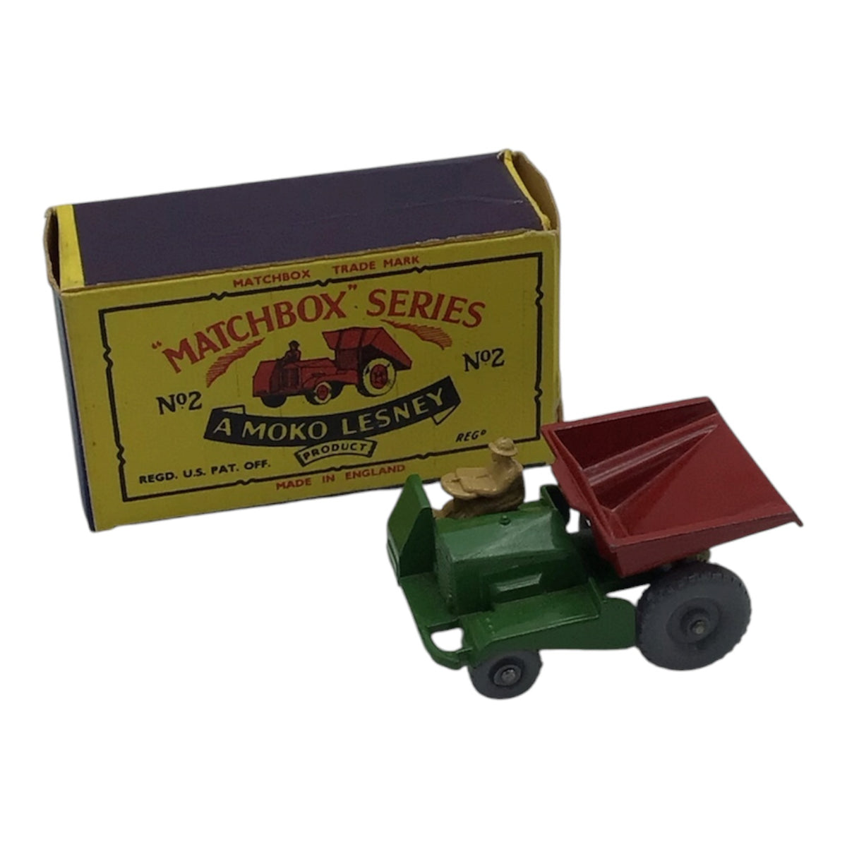 Moko Lesney Matchbox Series No. 2 Dumper w/ Original Box