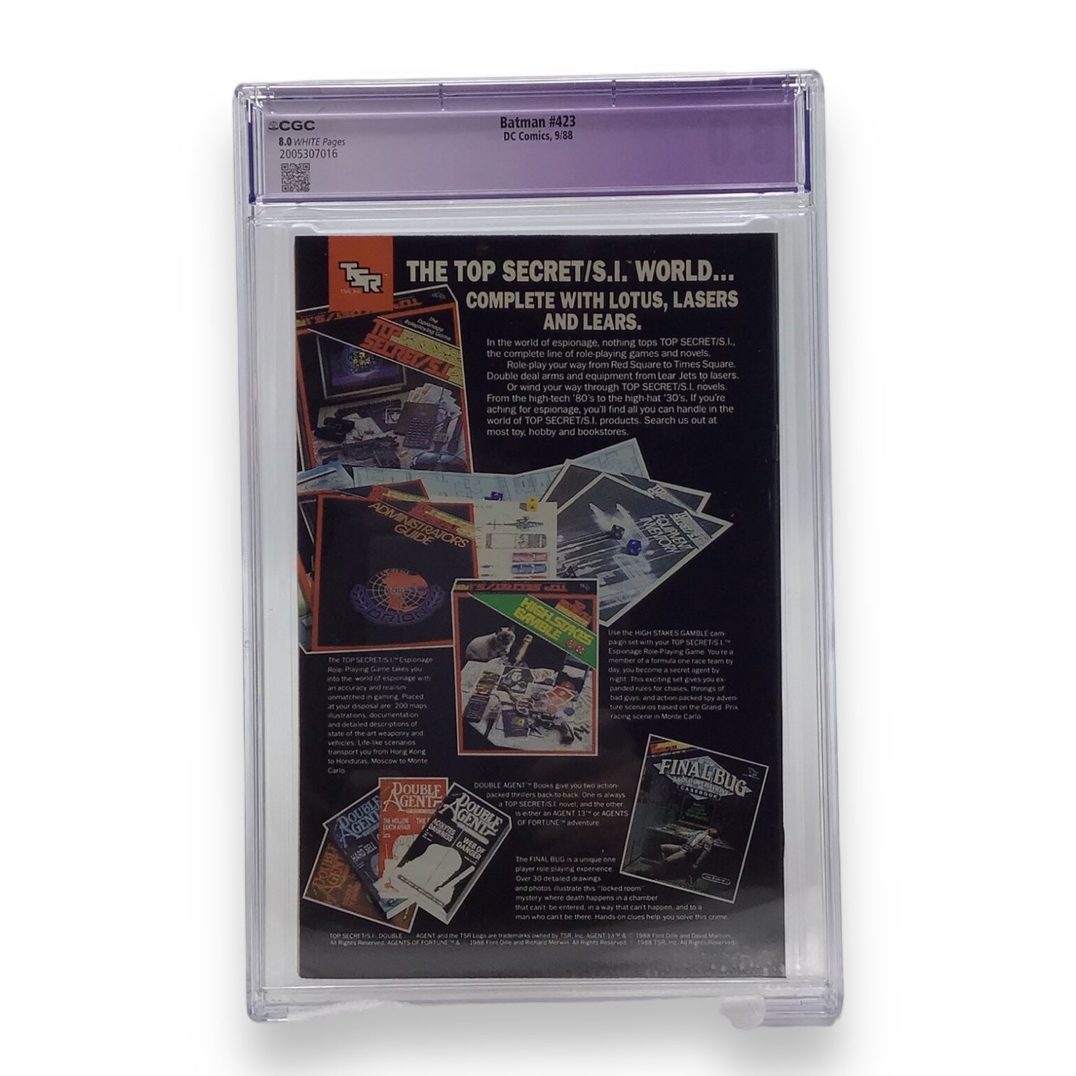 DC Comics Batman #423 - CGC Graded 8.0