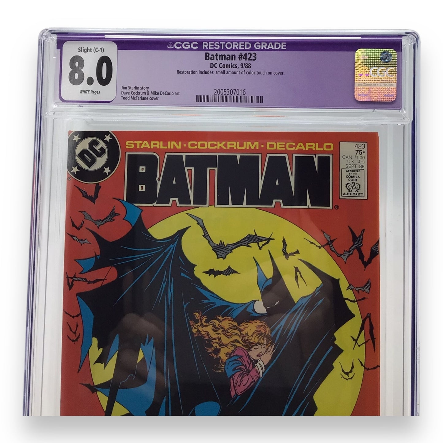 DC Comics Batman #423 - CGC Graded 8.0