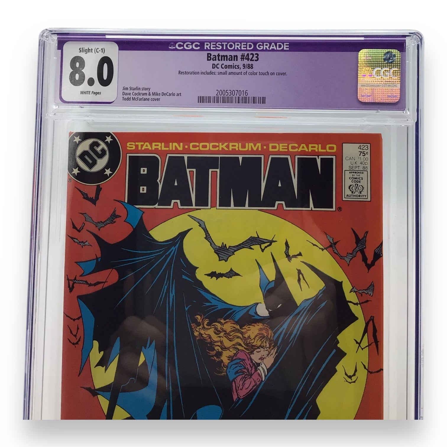 DC Comics Batman #423 - CGC Graded 8.0