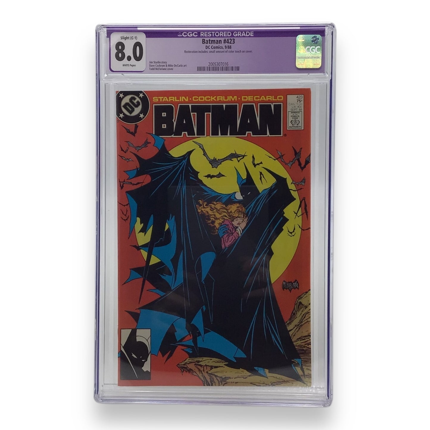 DC Comics Batman #423 - CGC Graded 8.0