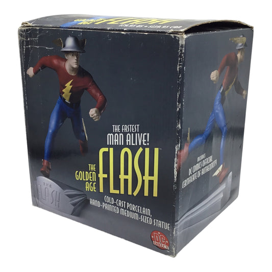DC Direct The Golden Age Flash “The Fastest Man Alive” Statue With COA