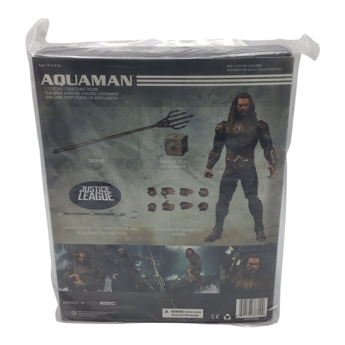 DC Justice League Aquaman 1:12 Scale Figure - Mezco Toys 2018