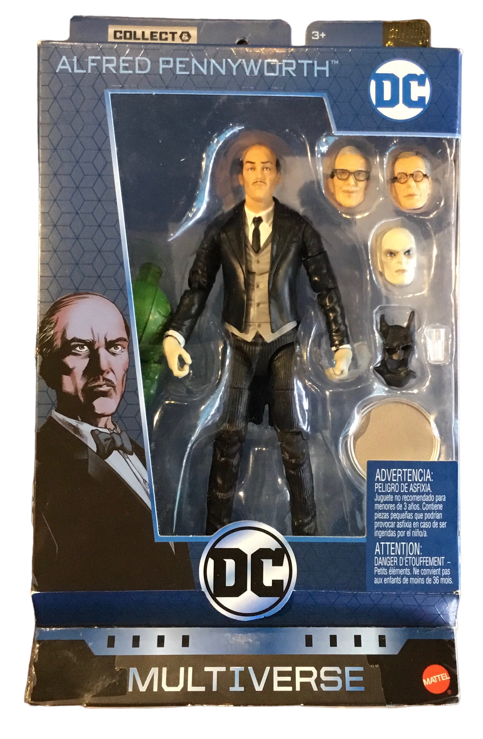 DC Multiverse Batman Reborn Alfred Pennyworth Action Figure-Killer Croc BAF Piece