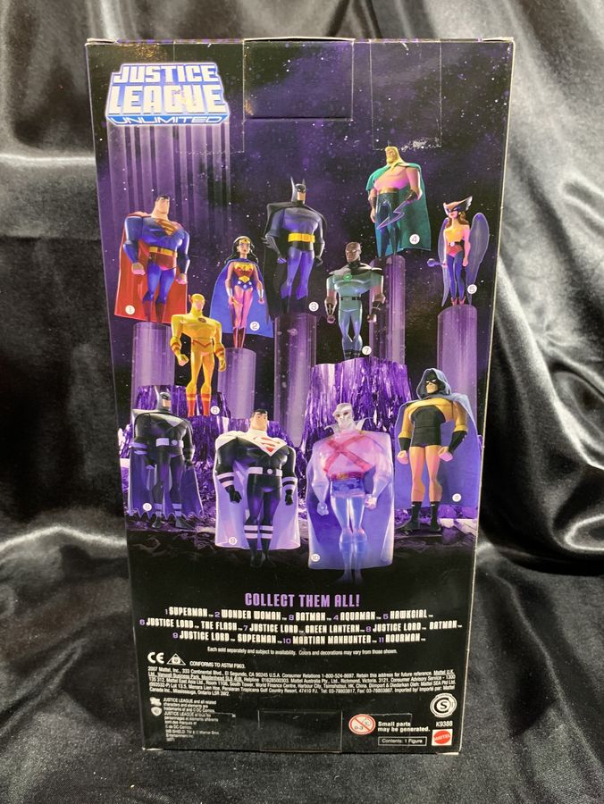 Justice League Unlimited HOURMAN store Purple Box 10