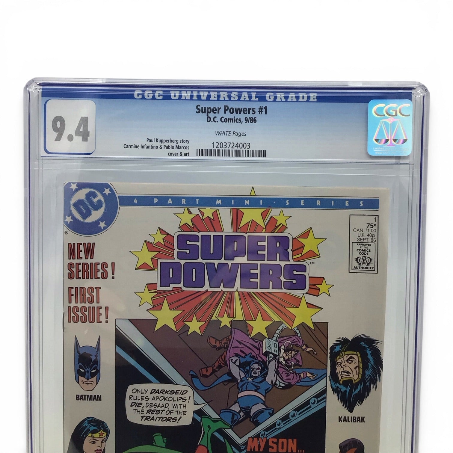 DC Super Powers (1986) #1 - CGC 9.4