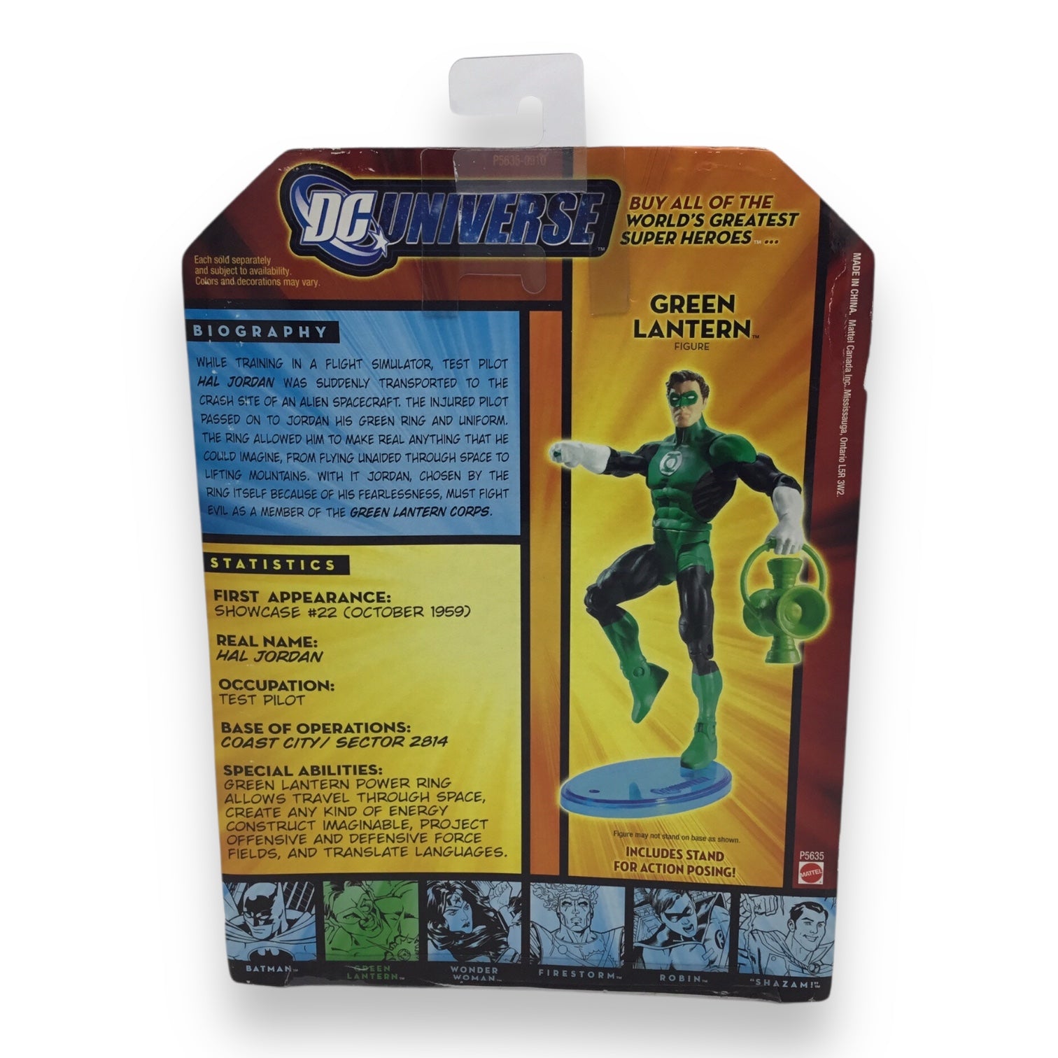 DC Universe World's Greatest Super Heroes: Green Lantern Action Figure 2008