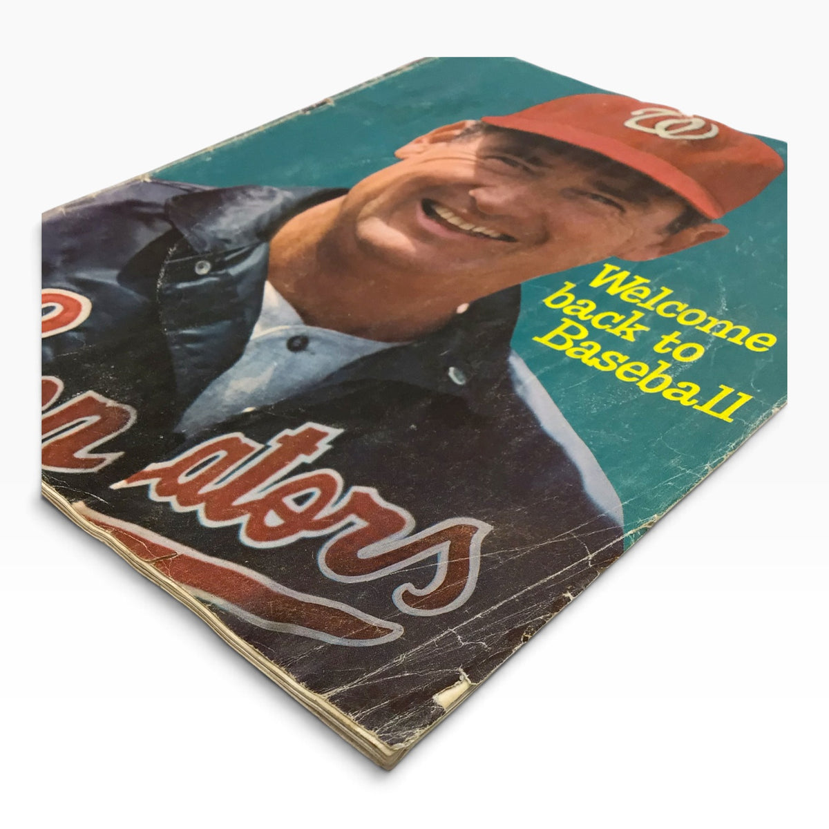 1969 Washington Senators Official Baseball Program & Scorecard – Ted Williams Cover