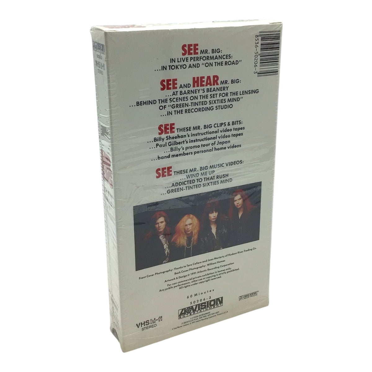 Mr. Big Lean Into It VHS Tape