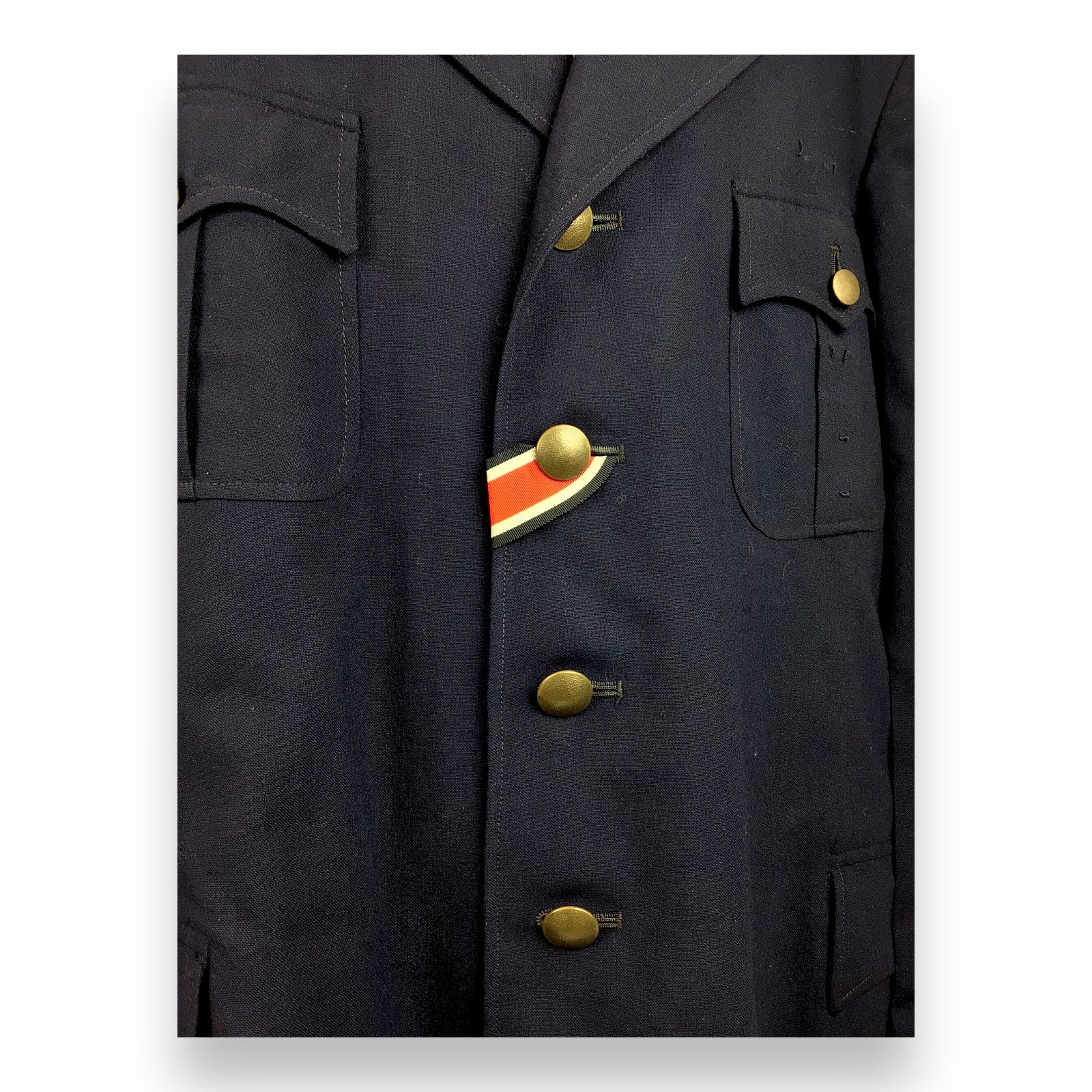DDR Federal Railroad Officer Jacket w/ Iron Cross – WWII Veteran’s Uniform