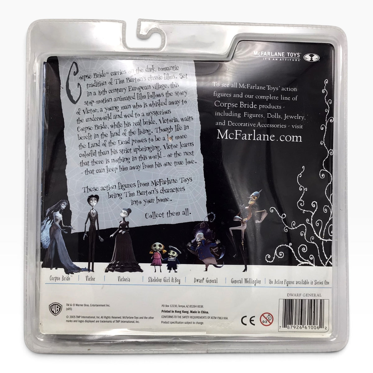 Tim Burton's Corpse Bride Dwarf General Action Figure – McFarlane Toys – 2005