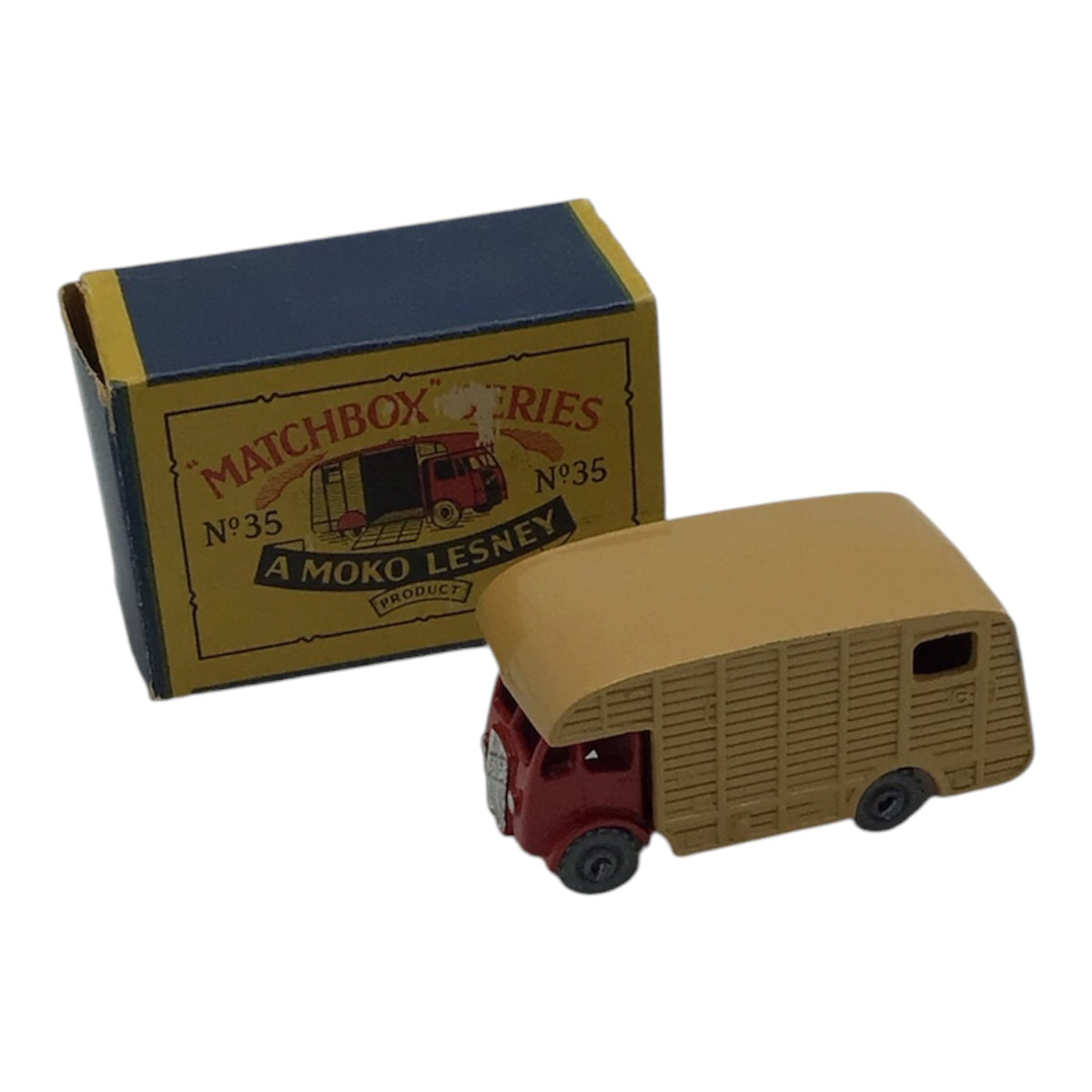Moko Lensey Matchbox Series No. 35 Marshall Horse Box MK7 w/ Original Box