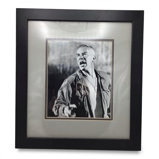 Framed Dirty Dozen Lee Marvin Signed Photo