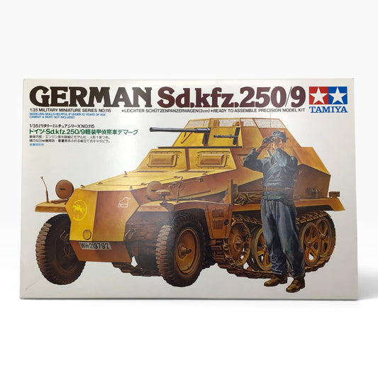Tamiya German Sd.Kfz.250/9 1:35 Scale Model Kit – 1980