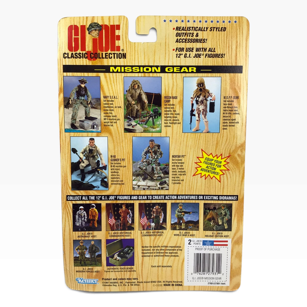 GI Joe Navy SEAL Mission Gear Set (1997) – Hasbro Classic Collection #27931