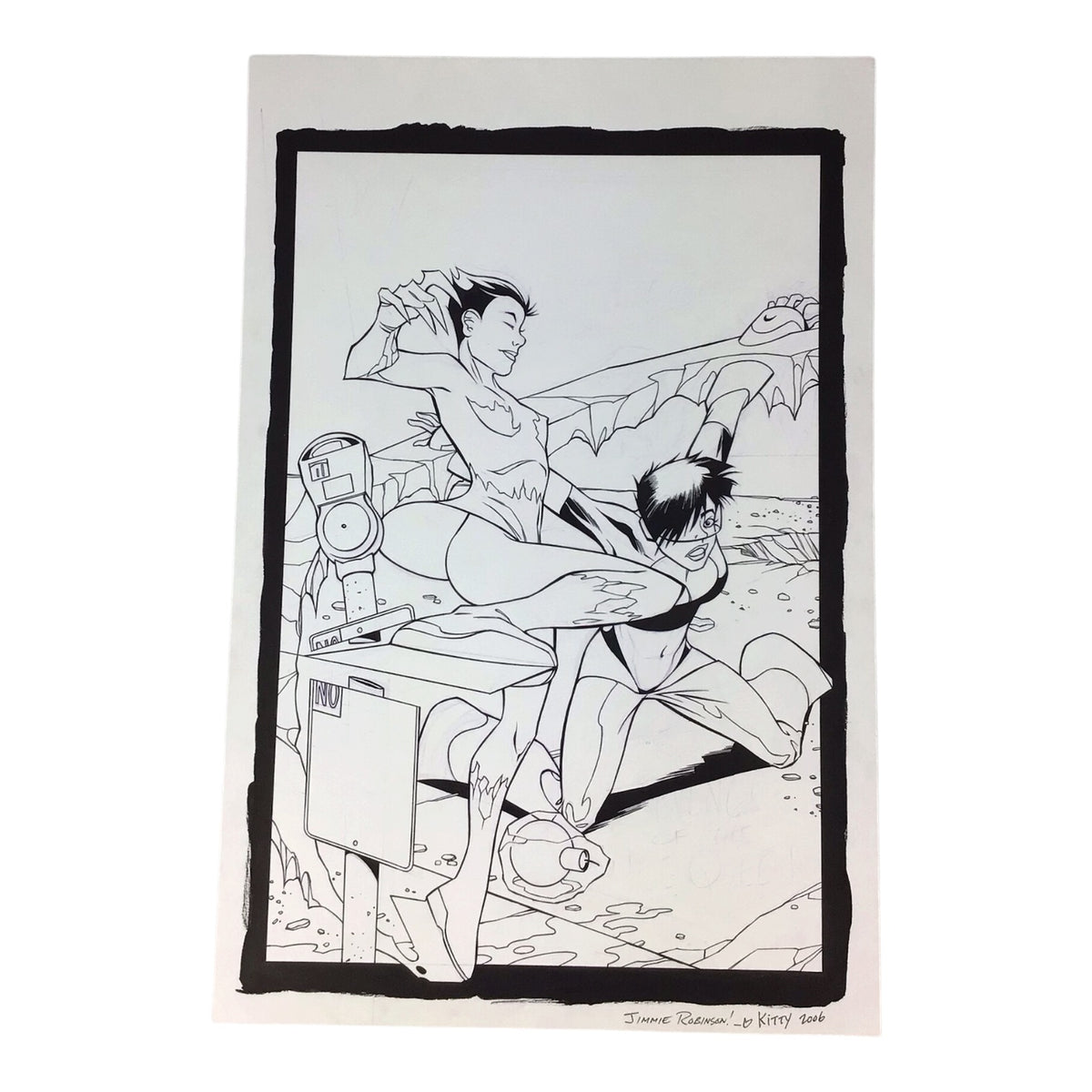Original Art Comic Cover Bomb Queen II #2 by Jimmie Robinson