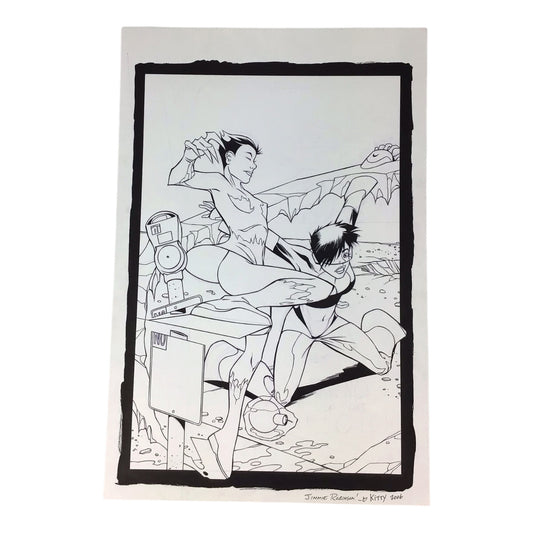 Original Art Comic Cover Bomb Queen II #2 by Jimmie Robinson