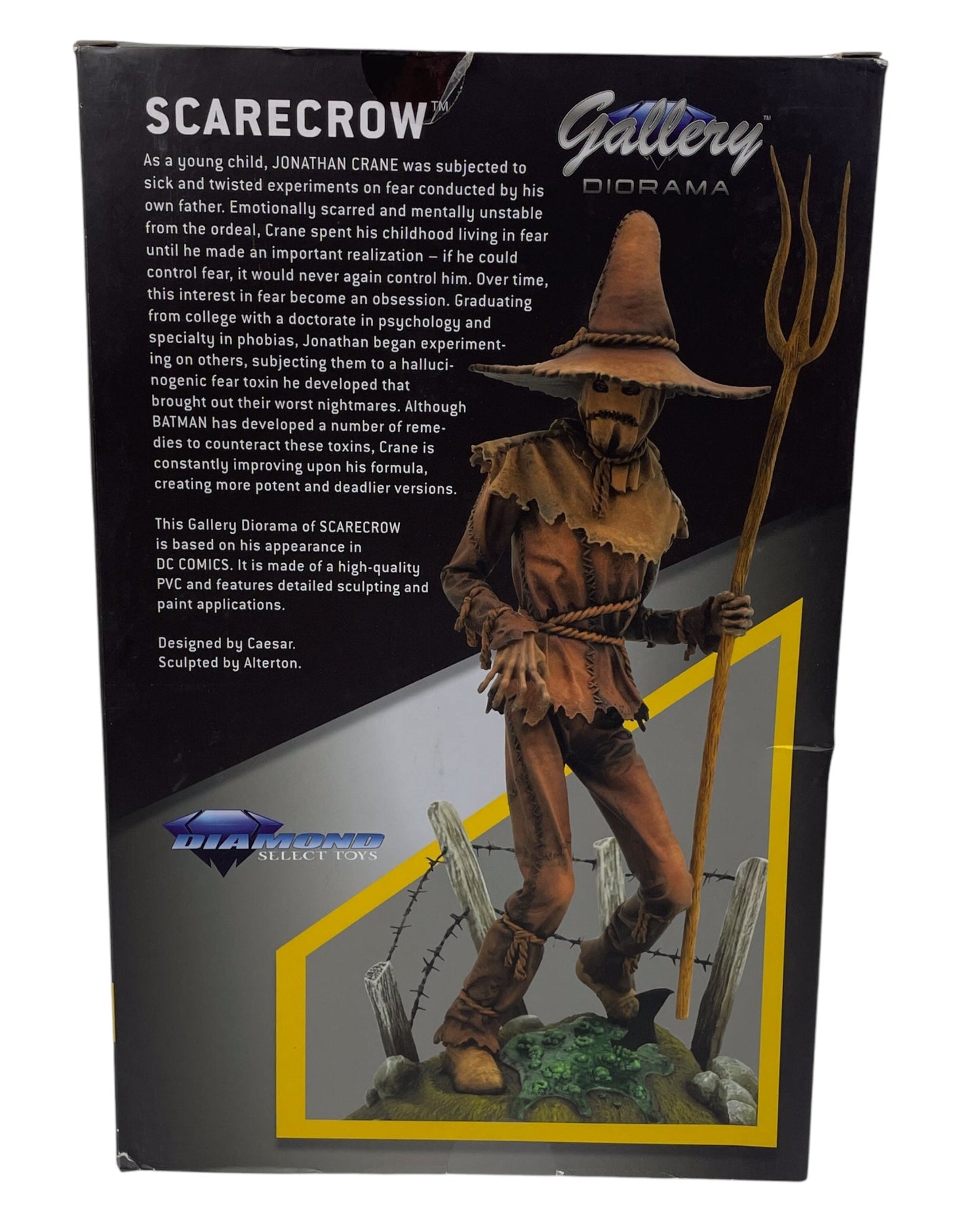 DIAMOND SELECT TOYS DC Gallery: Scarecrow PVC Figure, Multicolor