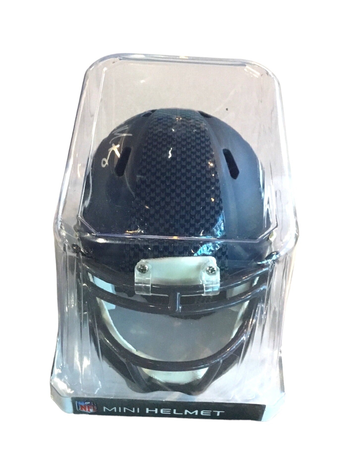 DK Metcalf Sea Hawks Speed Mini Helmet with Beckett Certification DK Metcalf Sea Hawks Speed Mini Helmet with Beckett Certification