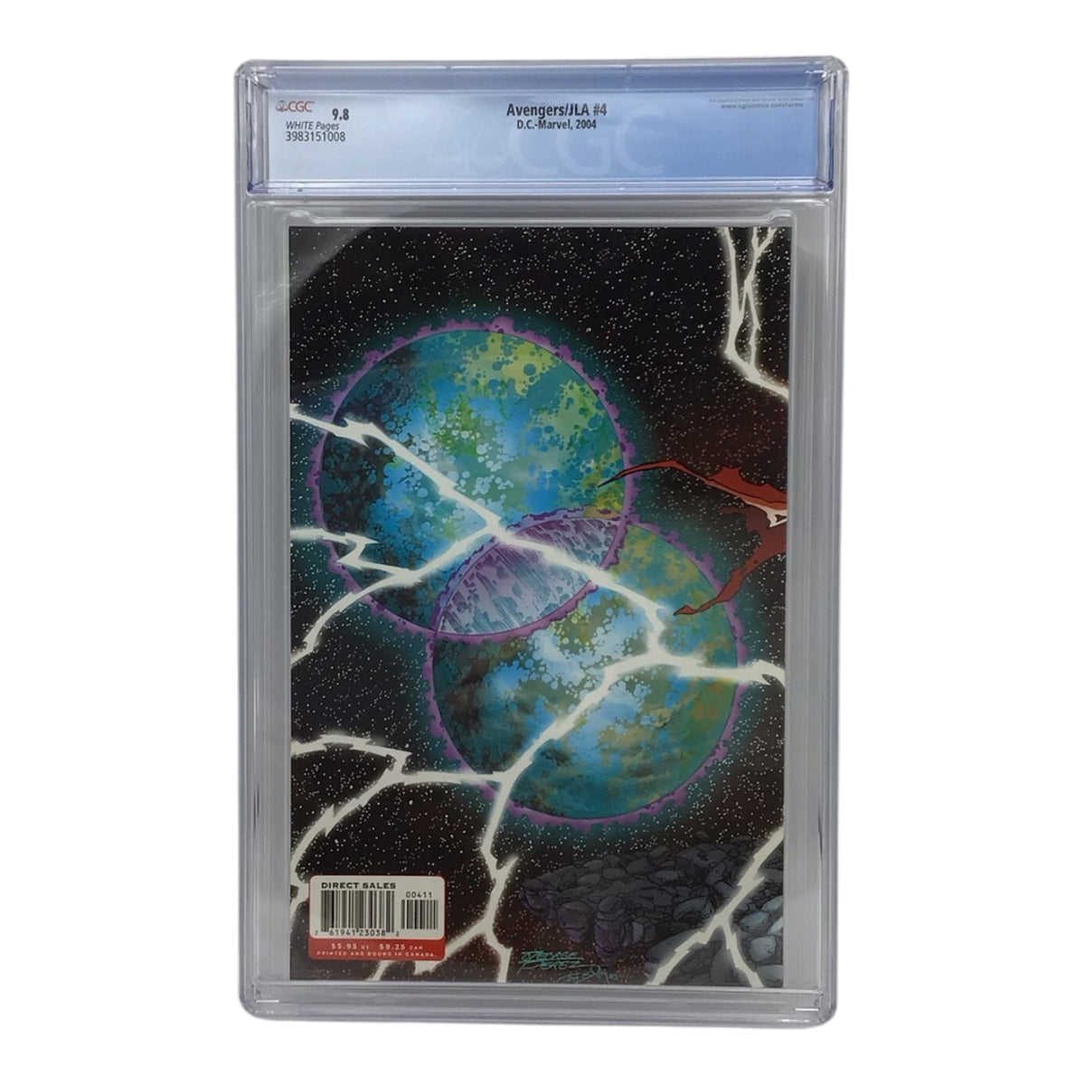 D.C. Marvel Avengers/JLA #4 Wraparound Cover - CGC 9.8
