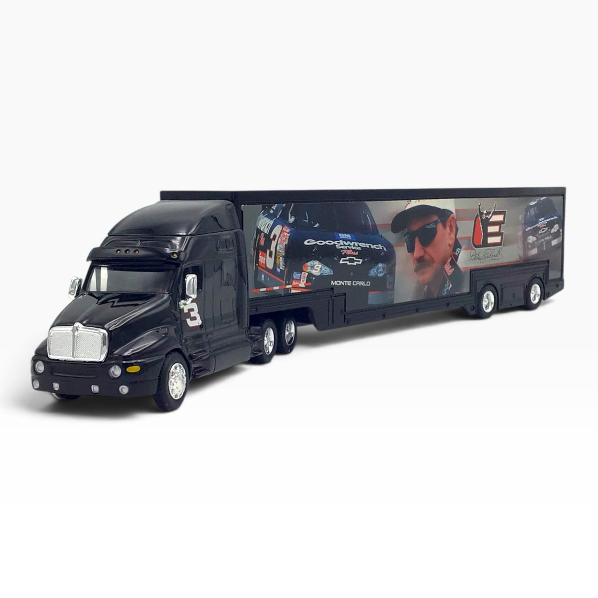 Dale Earnhardt #3 Legacy 2002 Kenworth Monte Carlo Hauler – NASCAR 1:64 Scale Model Truck & Trailer – Limited Edition – 108061