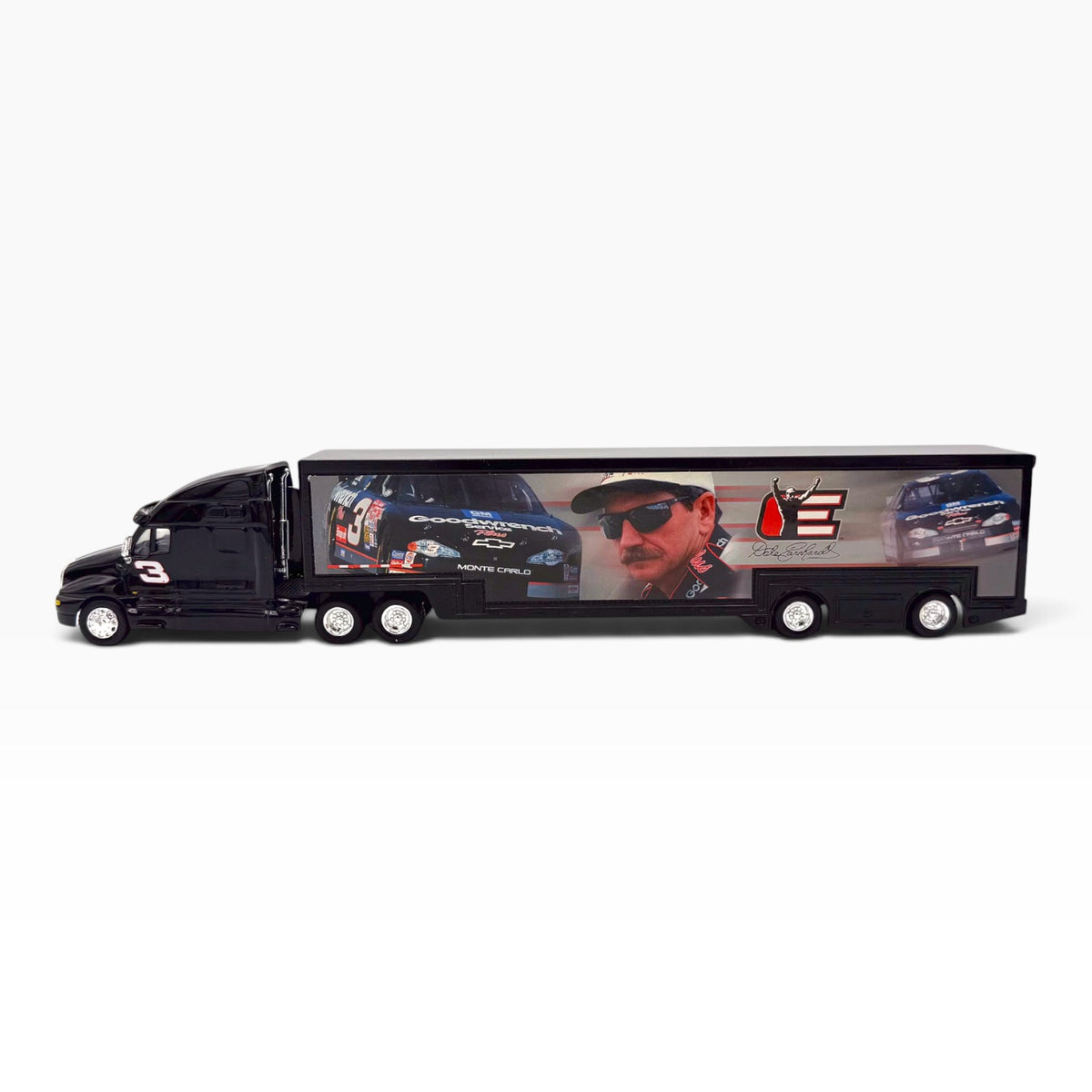Dale Earnhardt #3 Legacy 2002 Kenworth Monte Carlo Hauler – NASCAR 1:64 Scale Model Truck & Trailer – Limited Edition – 108061