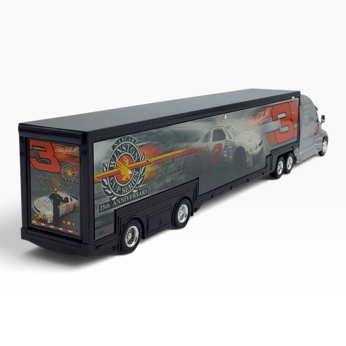 Dale Earnhardt #3 Silver Select 2004 Hauler – 1:64 Scale Model Truck & Trailer – Limited Edition