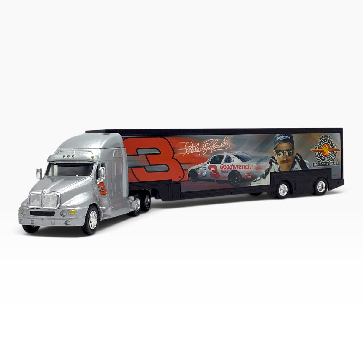 Dale Earnhardt #3 Silver Select 2004 Hauler – 1:64 Scale Model Truck & Trailer – Limited Edition