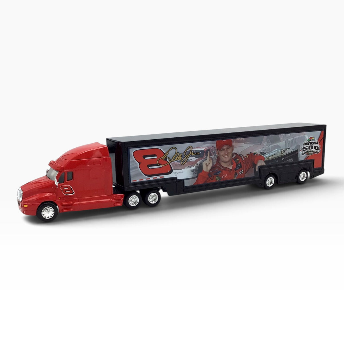 Dale Earnhardt Jr. #8 Budweiser 2004 Daytona 500 Win Hauler – Scale Model Truck & Trailer - Limited Edition