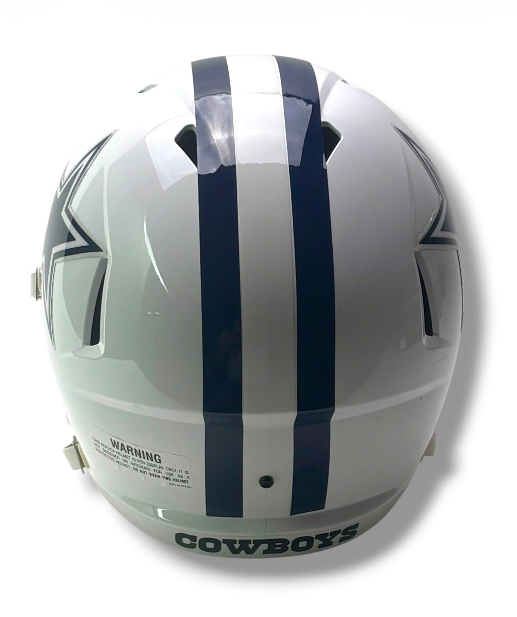 Dallas Cowboys White Speed Replica Football Helmet