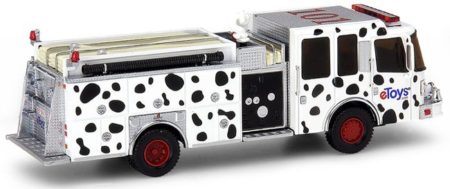 'Dalmatian' eToys Inferno Pumper - Code 3 Ferrara Diecast 1/64 Fire Engine New