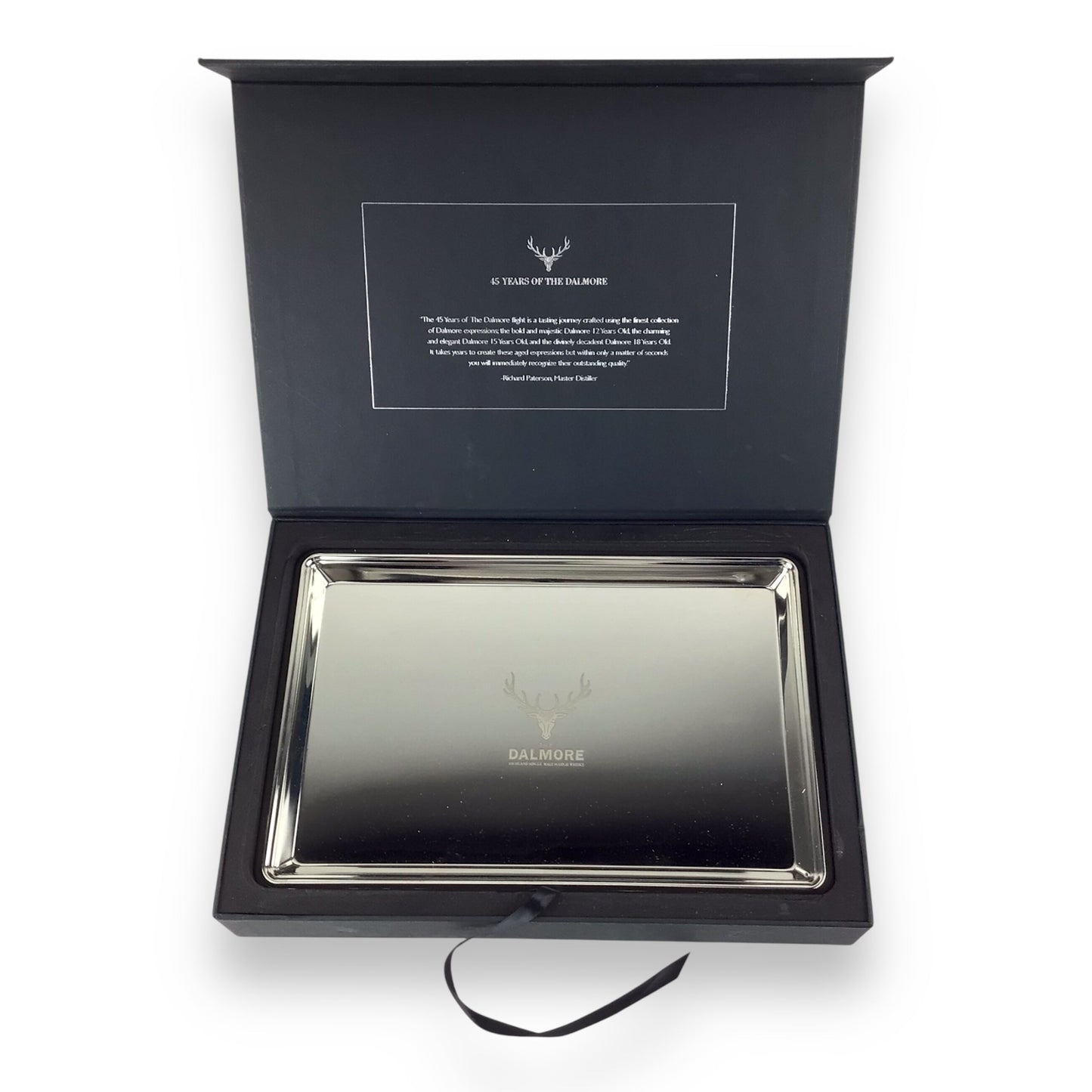 Dalmore Silver Whiskey Trays, Set of 2 – Brand New In Box