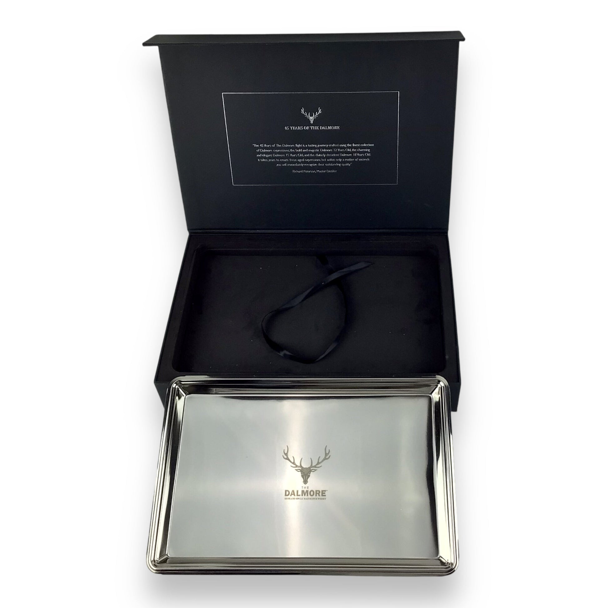 Dalmore Silver Whiskey Trays, Set of 2 – Brand New In Box