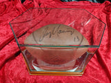 Dan Marino Autographed Football in Display Case Upper Deck Certified