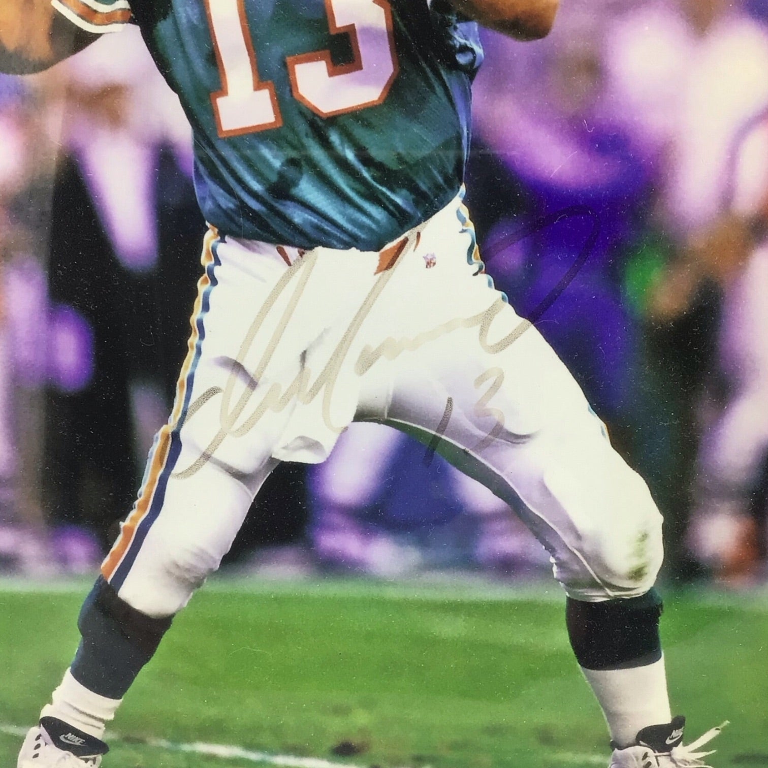 Dan Marino Autographed Photo 8x10 Framed Miami Dolphins NFL Collectible