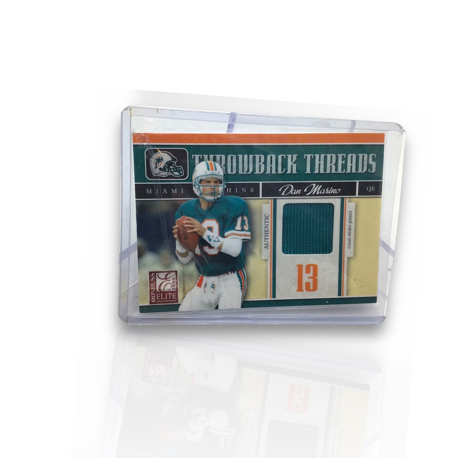 Dan Marino Dolphins Authentic Signed Football Shadowbox