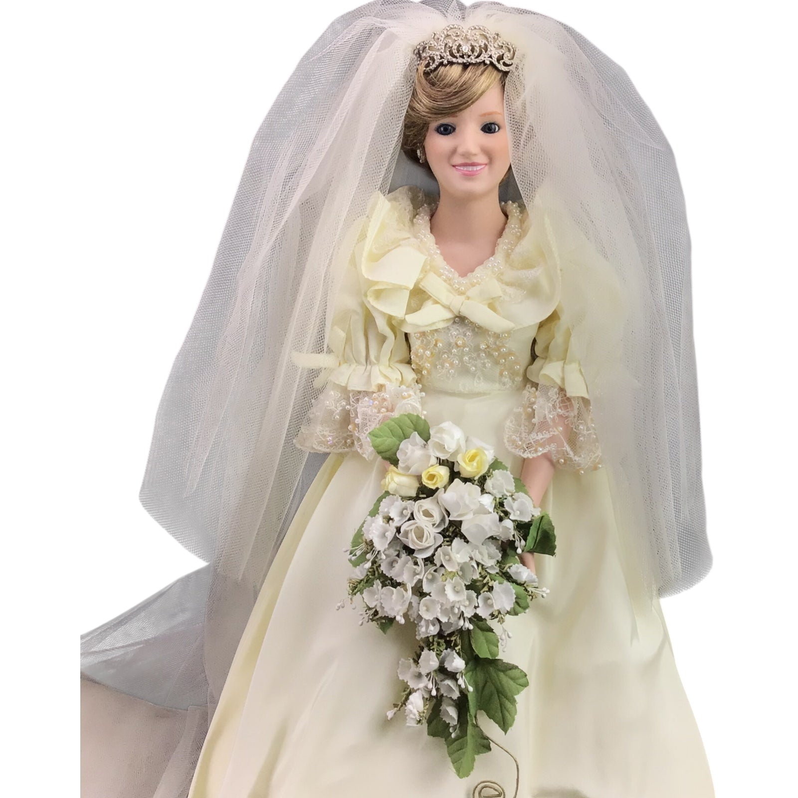 Danbury Mint Princess Diana Bride Doll with Original Box