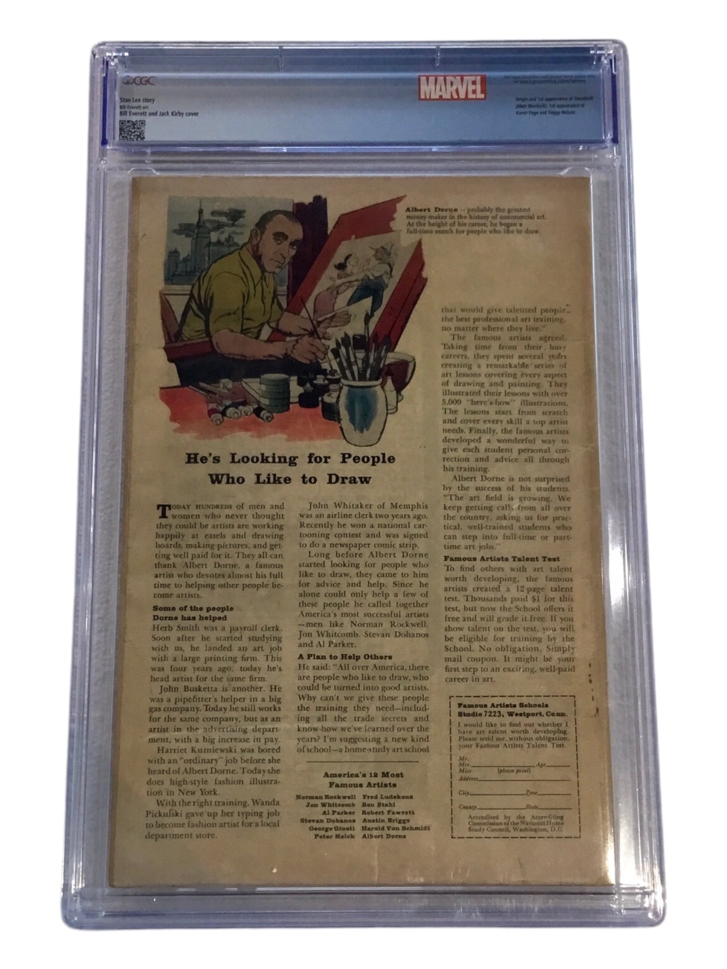 Daredevil #1 (1964) - CGC 2.5 - First ever issue of Daredevil!