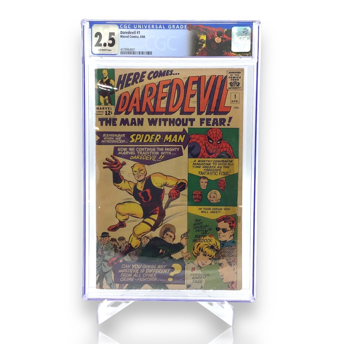 Daredevil #1 (1964) - CGC 2.5 - First ever issue of Daredevil!