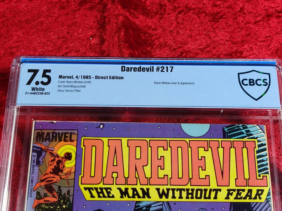 Daredevil #217 Marvel 1985 Direct Edition CBCS 7.5