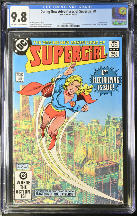 Daring New Adventures of Supergirl #1 - DC Comics 1982 - CGC 9.8 - Supergirl's Origins