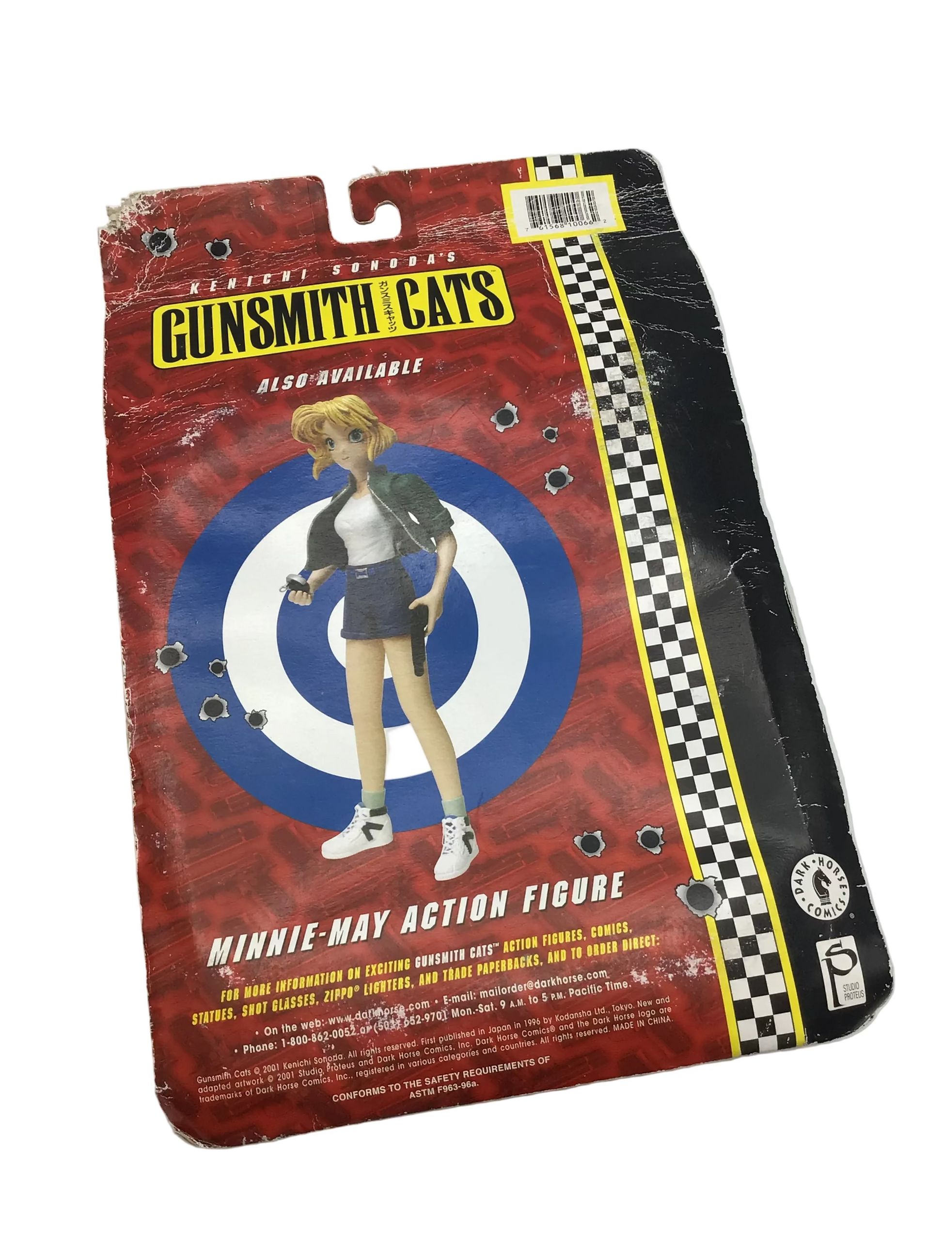 Dark Horse Comics Gunsmith Cats Rally Vincent Action Figure (2001) – Sealed on Card