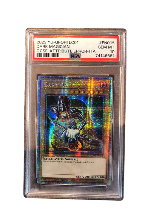 Dark Magician - LC01-EN005- Legendary Collection: 25th Anniversary Edition - Quarter Century Secret Rare - Graded PSA 10