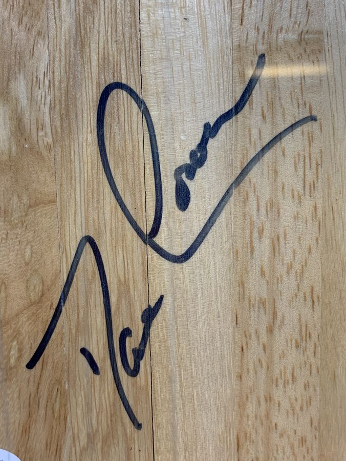 Dave Cowens Autographed Court Floor JSA Certified