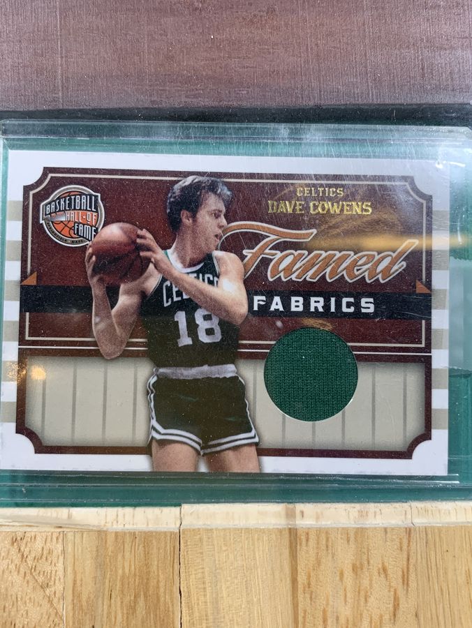 Dave Cowens Autographed Court Floor Shadowbox Boston Celtics JSA Certified NBA