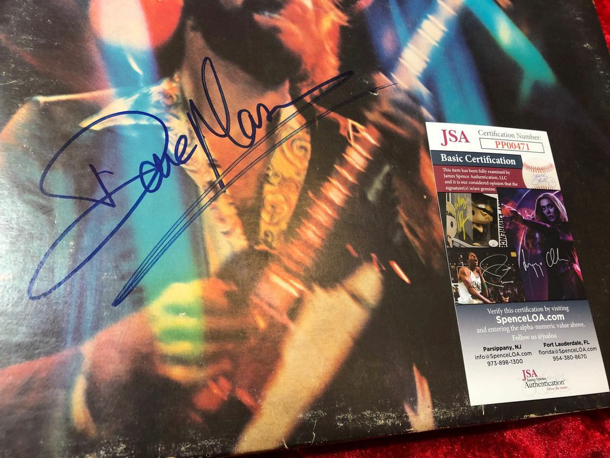 Dave Mason Certified Live Double Album Autographed with JSA Certification