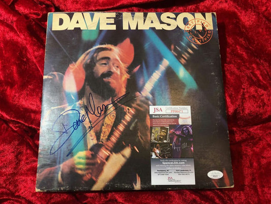 Dave Mason Certified Live Double Album Autographed with JSA Certification